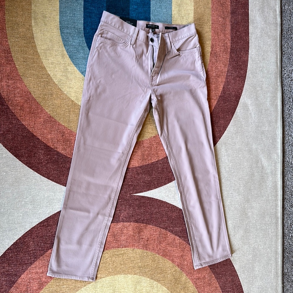 NWT Slim Banana Republic Traveler Pants 31x30